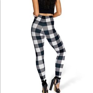 Blackmilk Lumberjack Black Stirrup Leggings XS
